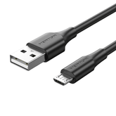 Vention USB 2.0 A Male to Micro-B Male | CTIBF 2A Cable Black | Aluminum Foil | Fast Charge